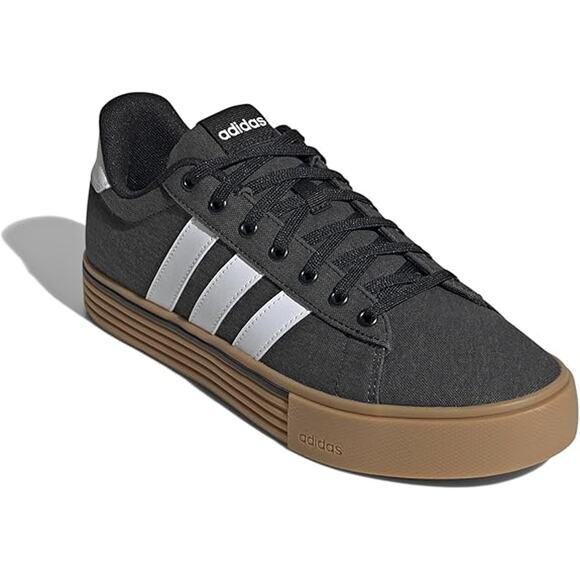 NWT adidas Men's Daily 4.0 Sneaker Black/White/Gum 7.5